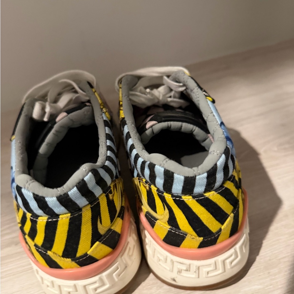 Versace Multicolor Patterned Sneakers - image 3